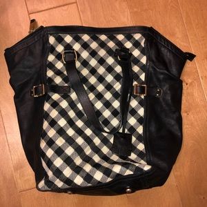 Yves Saint Laurent Plaid Velvet Purse